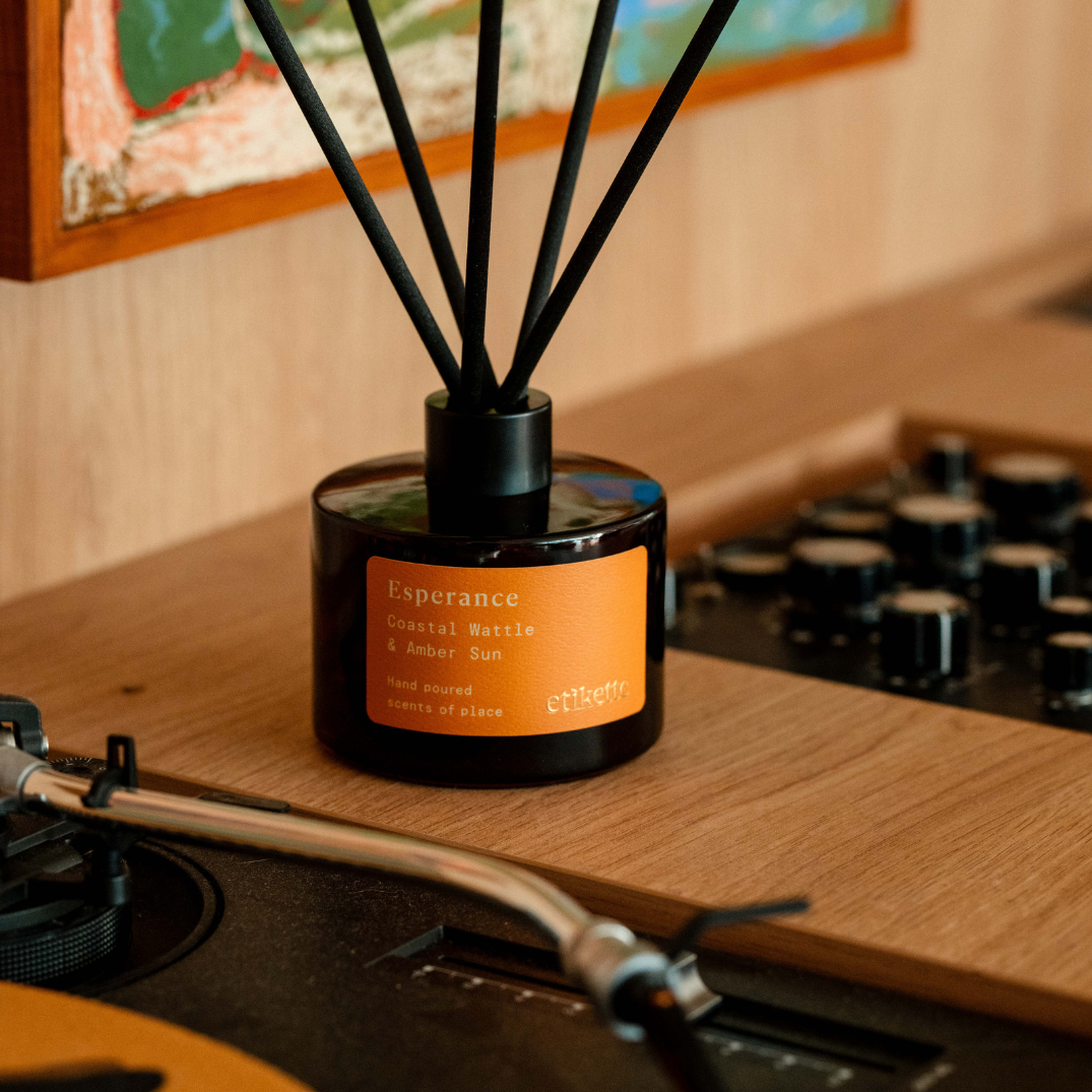 Eco Reed Diffuser ~ Esperance in Coastal Wattle & Amber Sun