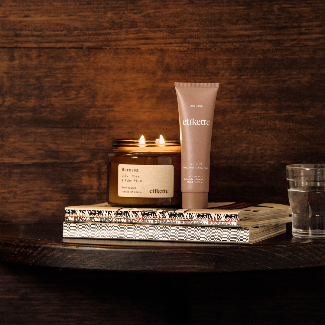 Barossa, Hand Cream & 500mL Candle Bundle