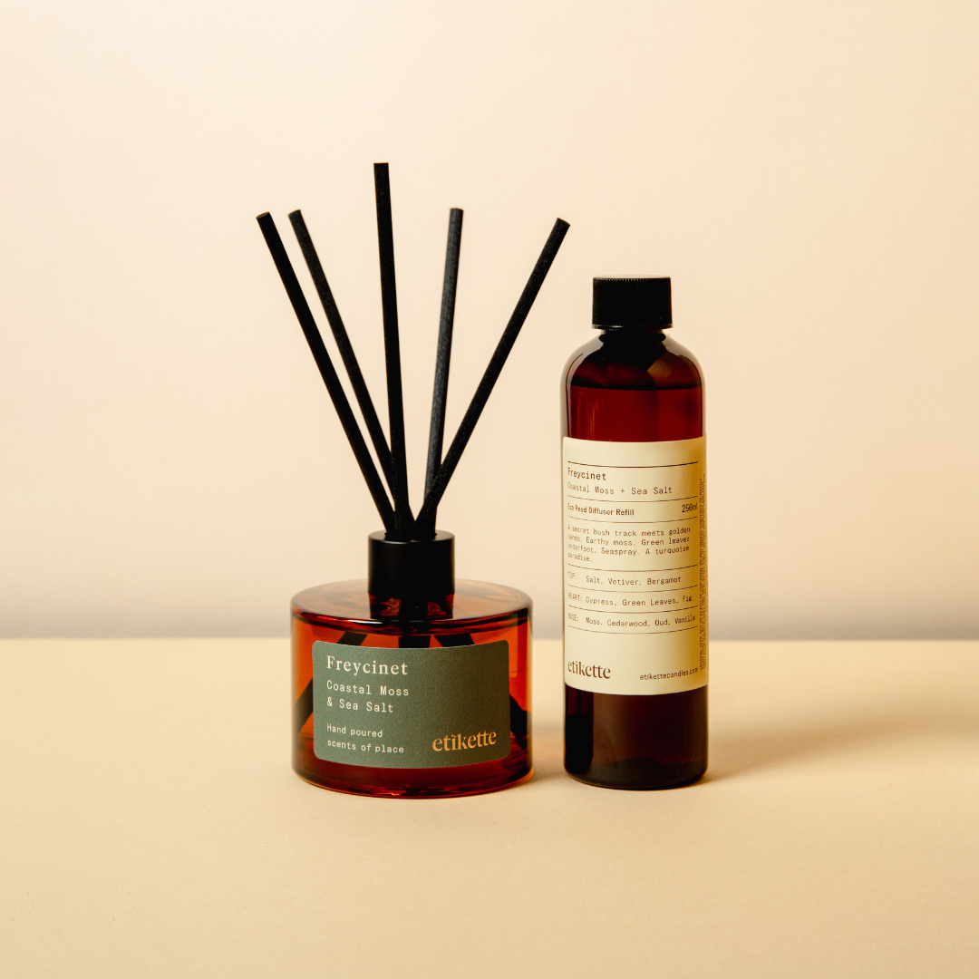Eco Reed Diffuser & Refill Bundle in 'Freycinet' | Diffuser Gift Pack ...