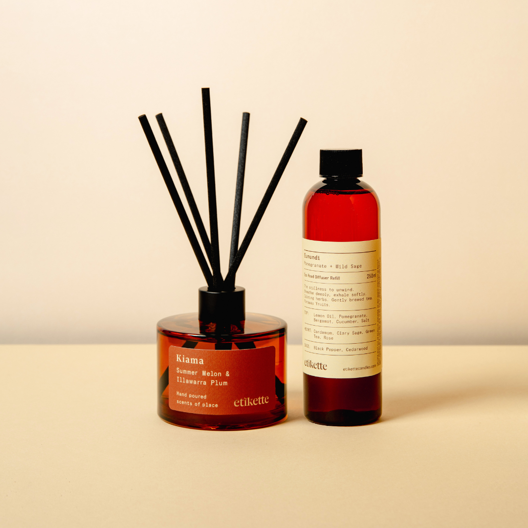 Eco Reed Diffuser Refill ~ Kiama in Summer Melon & Illawarra Plum