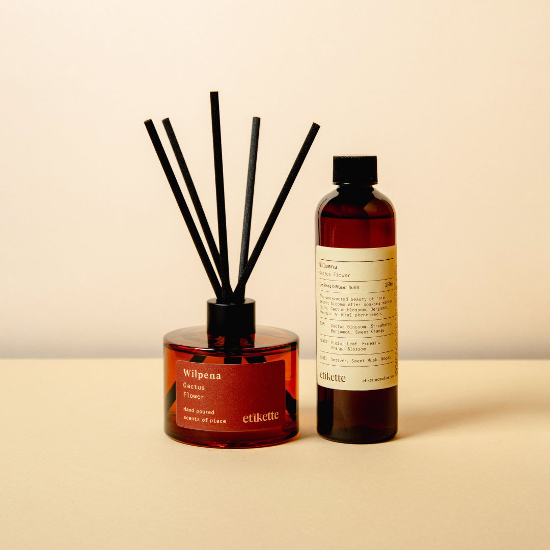 Eco Reed Diffuser Refill ~ Wilpena in Cactus Flower