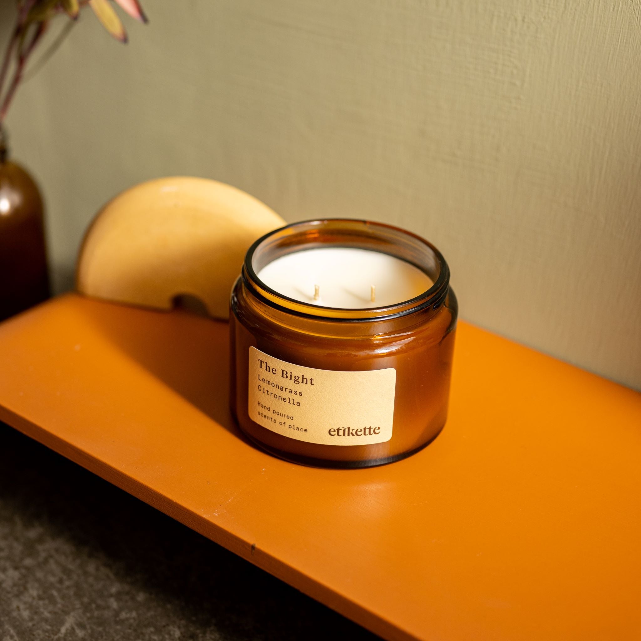 Soy Candle ~ The Bight in Lemongrass Citronella